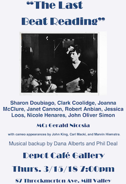 Janet Cannon, et al Reading in Mill Valley, CA -- March 2017