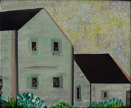 Farnhouse Twenty-One (acrylic on canvas, 10 x 8 in.)