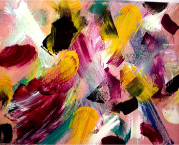 For You (acrylic on canvas, 30 x 24 in.)